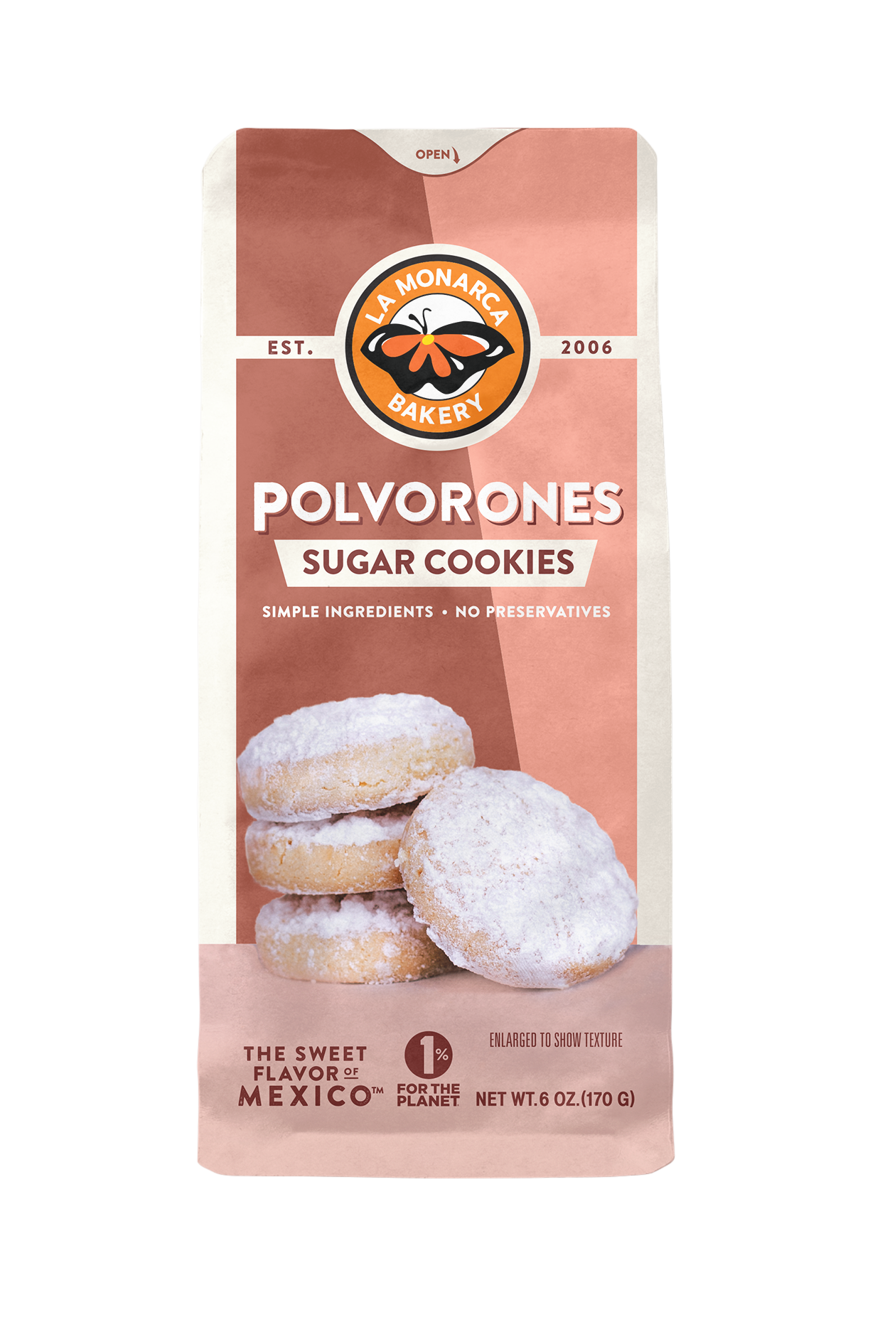 Polvoron Cookie Bag La Monarca Bakery polvoron-cookie-bag-la-monarca-bakery
